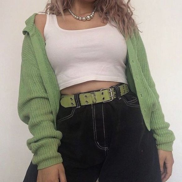 Pinterest Green Cardigan Dupe